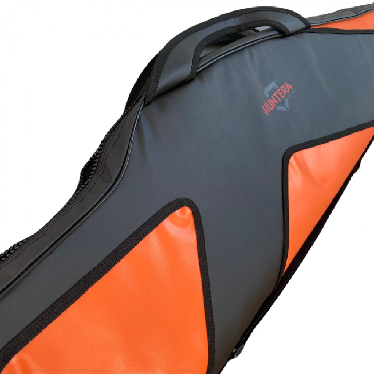 Medību ieroča soma HUNTERA 120 cm (melna/oranža)