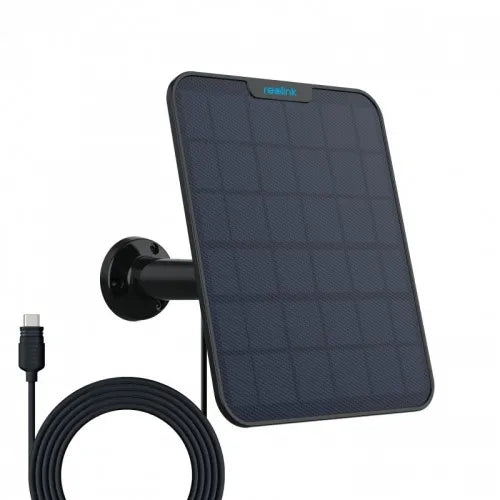 Reolink Solar Panel 2, saulės kroviklis panelė vaizdo kameroms, 6W, (juoda)