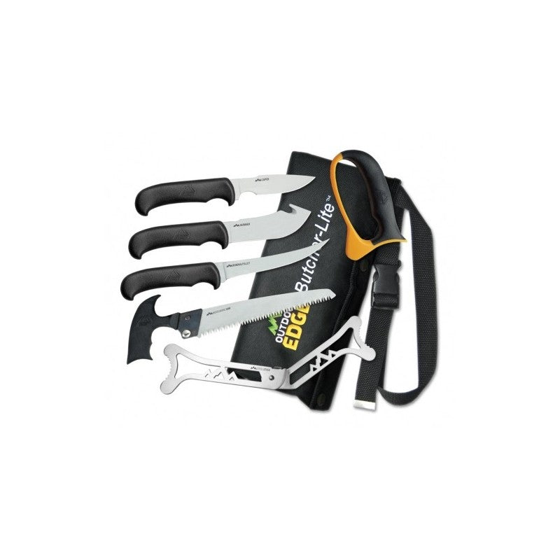 Outdoor Edge Butcher-Lite BL-1 nažu komplekts ar futrāli