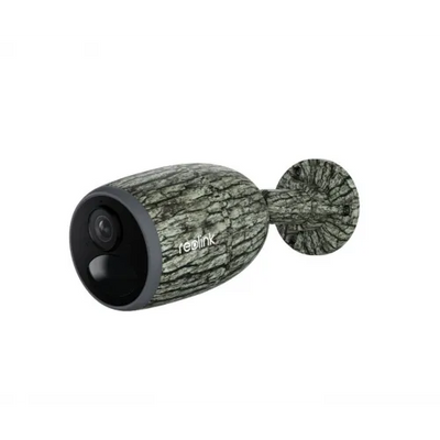 Kamufliažinės spalvos Reolink Go Plus 4G LTE kamera + Saulės elementas 6W+ 64GB SD kortelė