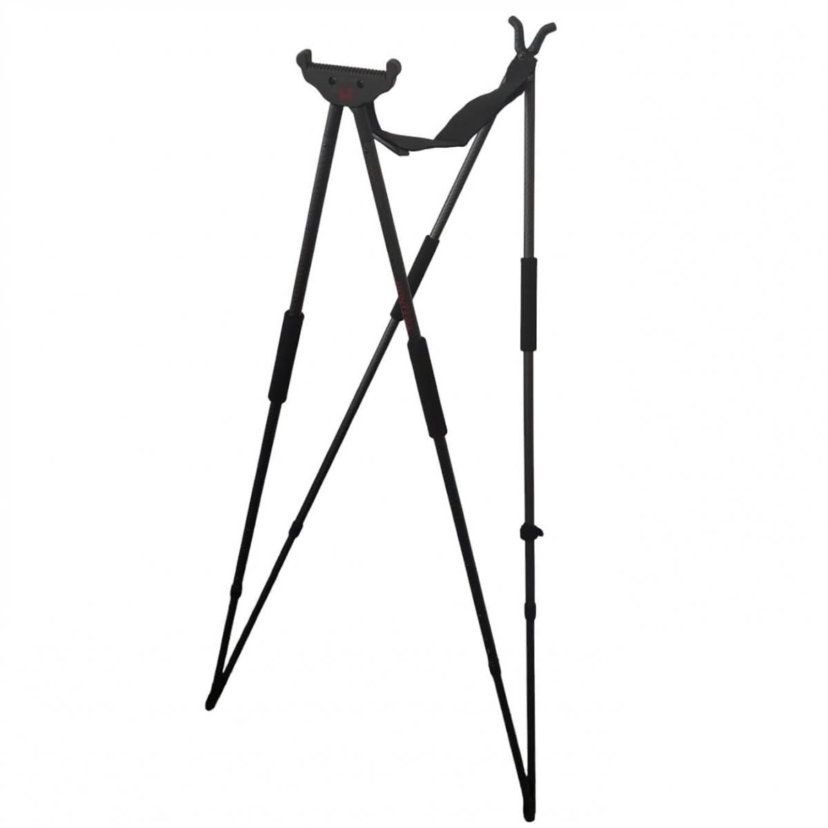 Keturkojė šaudymo atrama HUNTERA (Carbon juoda)