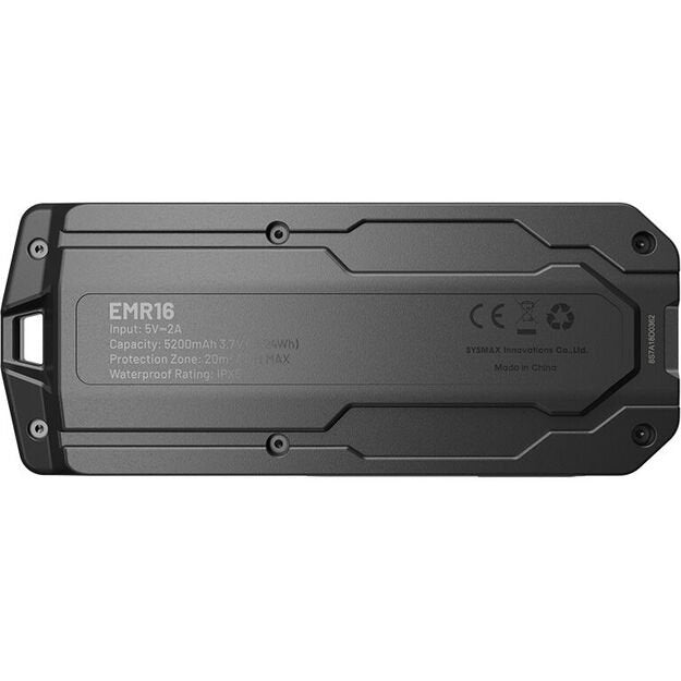 Nitecore EMR16 – uodus atbaidanti priemonė su integruota baterija